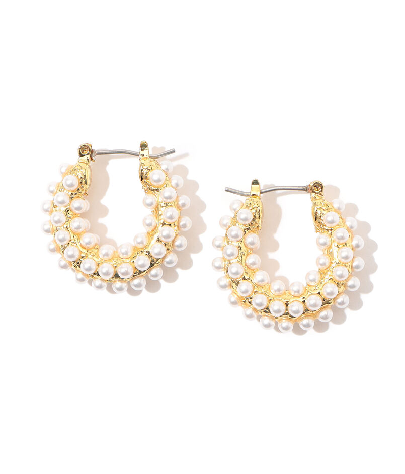 Kenneth Jay Lane Pearl Hoops ピアス｜トゥモローランド 公式サイト