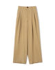 CABaN レーヨンシルクツイル 2タックパンツ