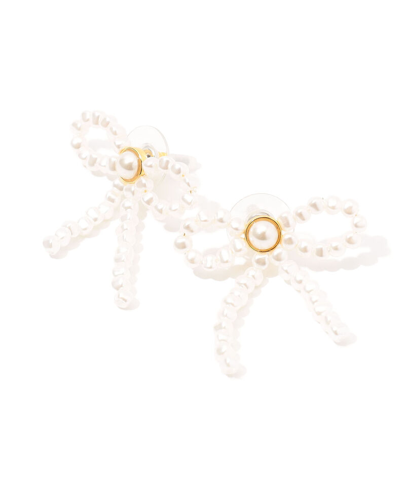 LELE SADOUGHI PEARL BOW ピアス