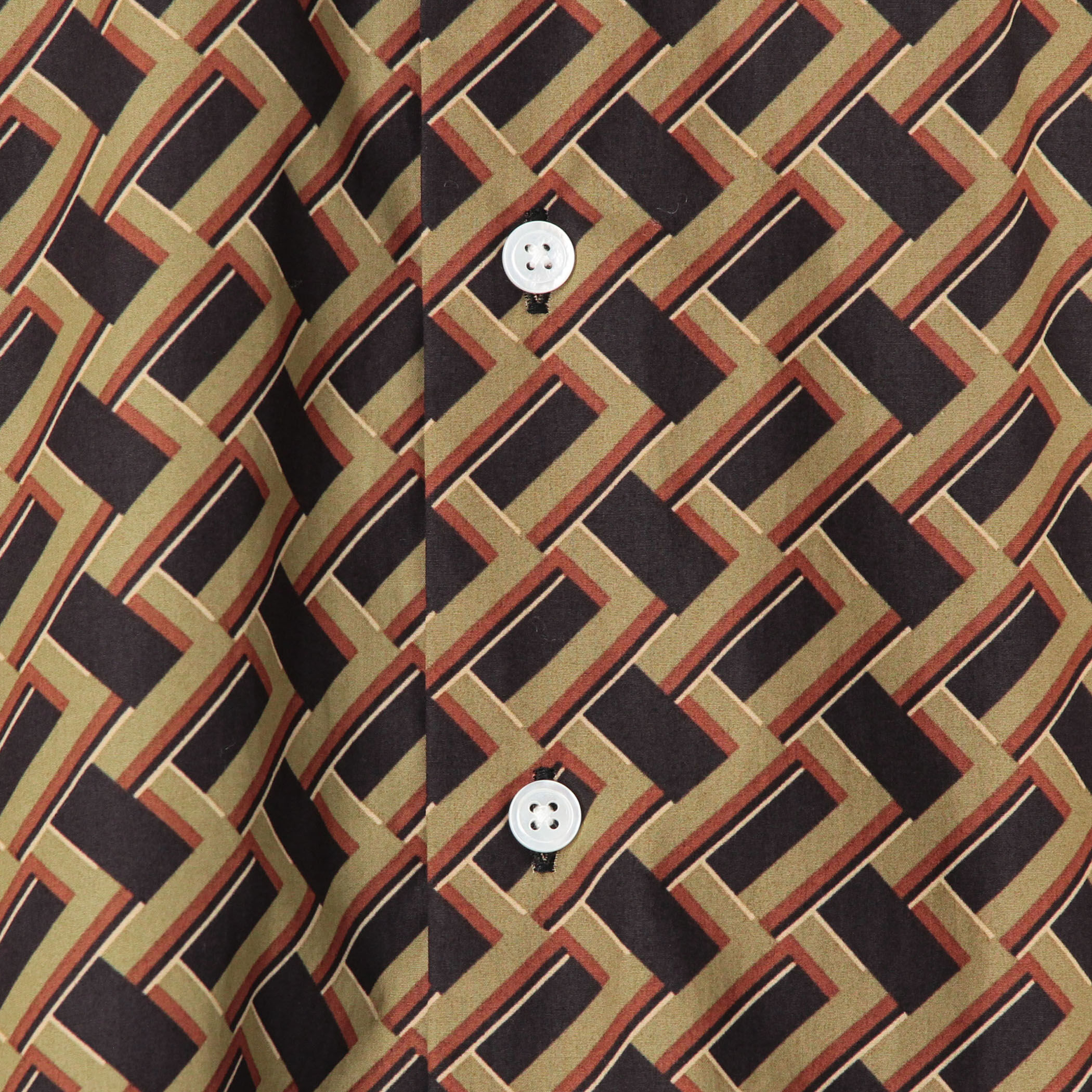 スビンコットンプリント レギュラーカラーシャツ｜トゥモローランド