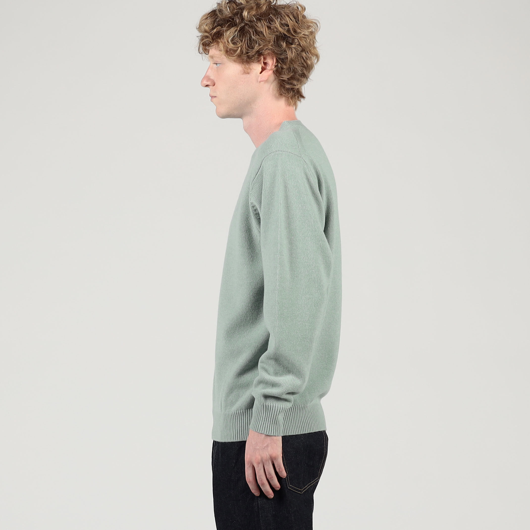 TOMORROWLAND tricot スーパーファインラムウール クルーネックプル