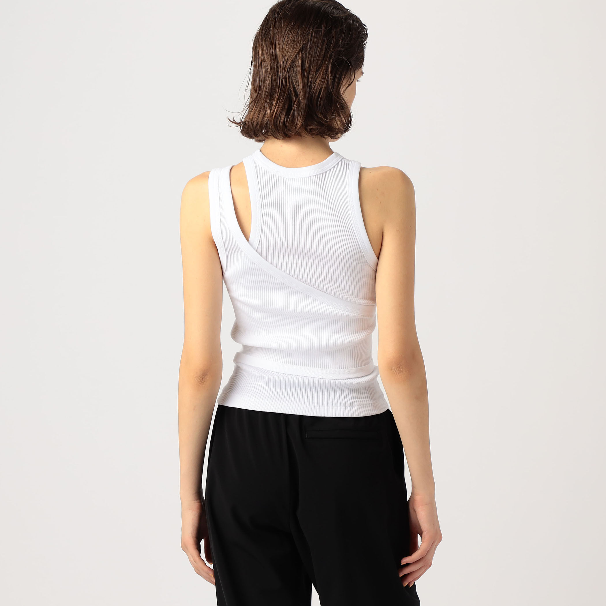 HYKE DOUBLE SHOULDER TANK TOP｜トゥモローランド 公式通販