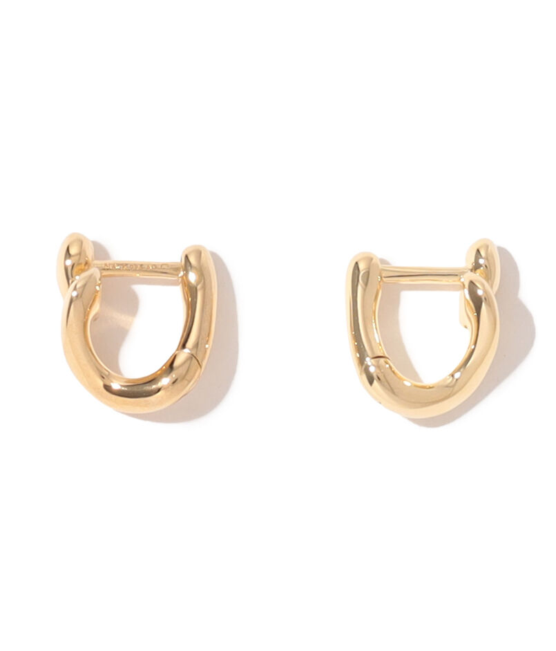 MARIA BLACK Whirl Huggie Gold ピアス