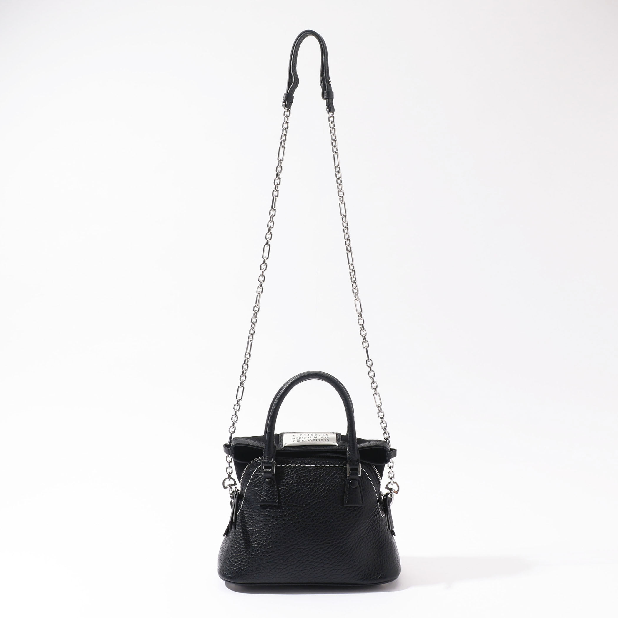 Maison Margiela 5AC MICRO レザー ハンドバッグ Maison Margiela 5AC MICRO レザー ハンドバッグ