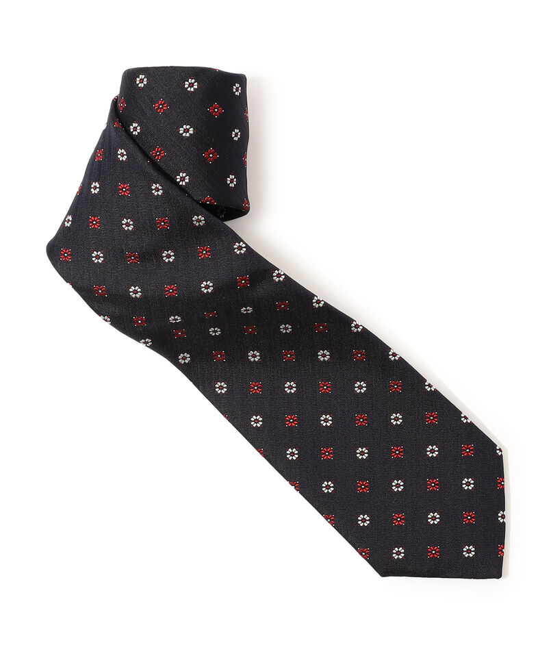 TOMORROWLAND シルクジャガード 小紋柄ネクタイ