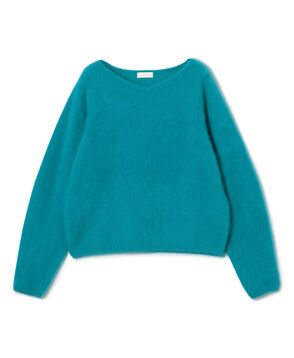 フラッフィーヤーン Vネックプルオーバー