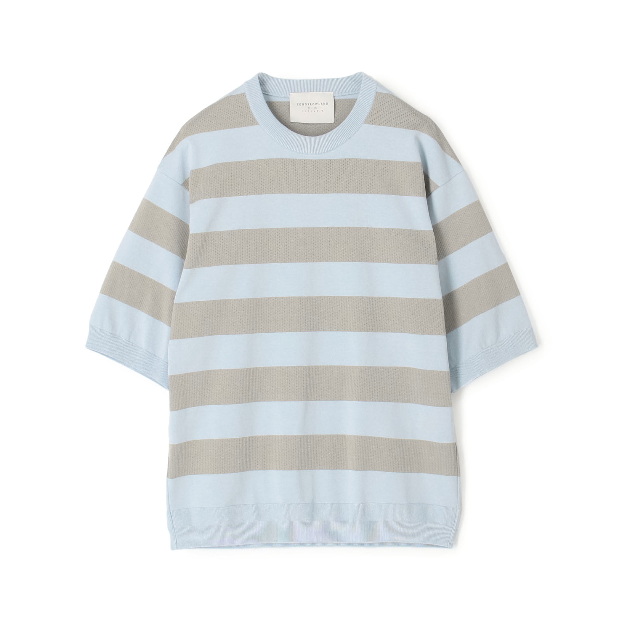 TOMORROWLAND tricot コットンナイロン ニットTシャツ