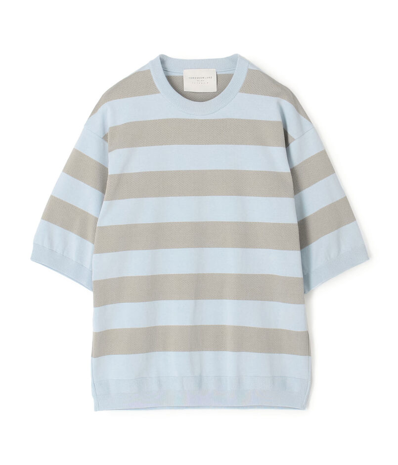 TOMORROWLAND tricot コットンナイロン ニットTシャツ