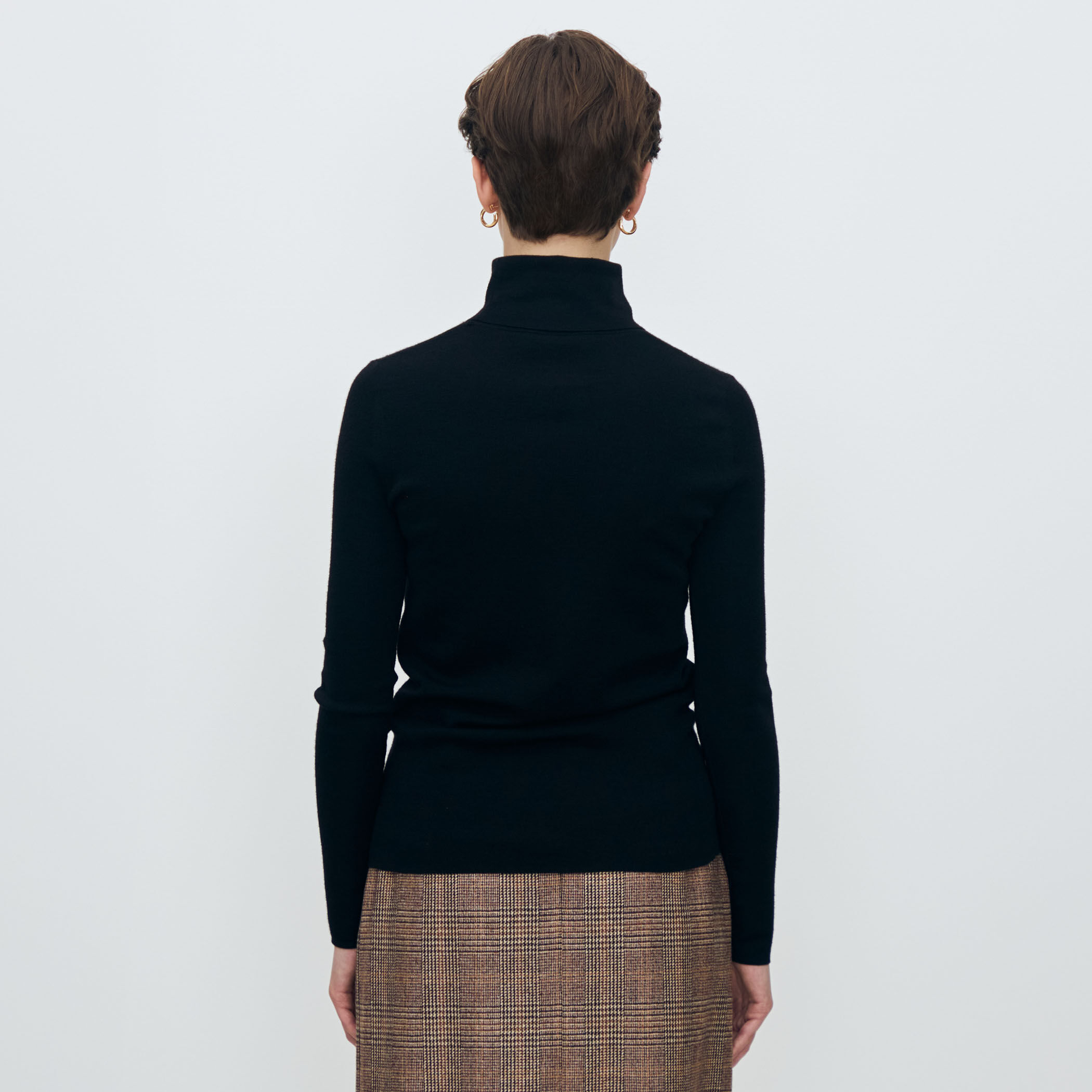 エクストラファインウール タートルネックプルオーバー
