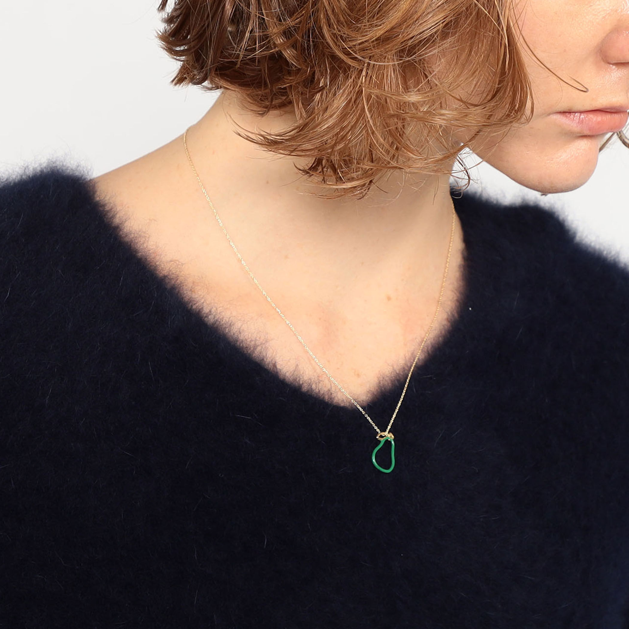 【美品】アリータ ヤシの木 ネックレストップ PALMERA エメラルド ヤシの木のネックレス/GLD/SV | ALOHA LOVERS