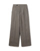ウールダブルクロス 1タックセミワイドパンツ