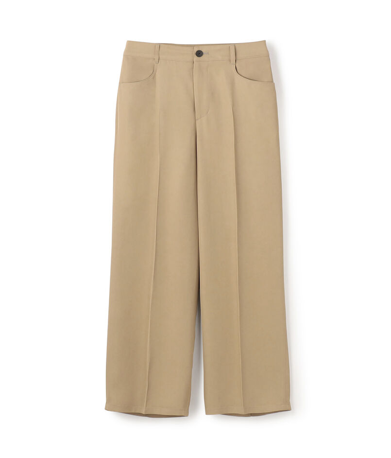 シルキートリコチン ストレートパンツ