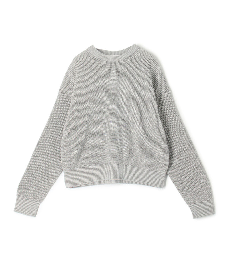 ルレックスフィッシャーマンズリブ クルーネックプルオーバー