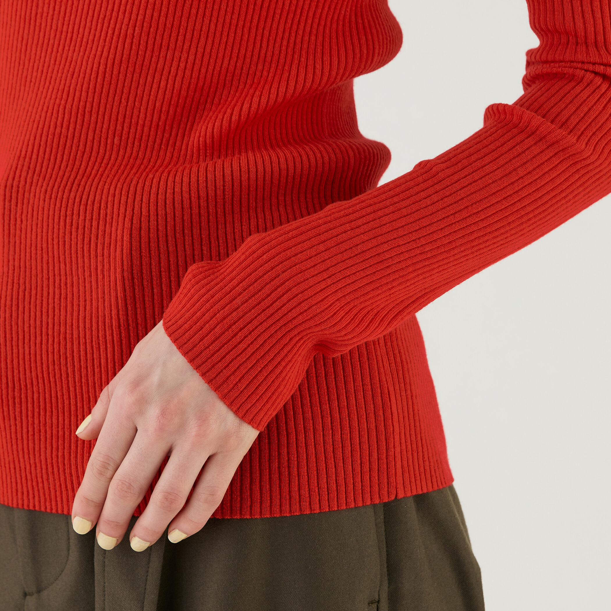 GALERIE VIE プルミエールウールリブ クルーネックプルオーバー プルミエールウールリブ クルーネックプルオーバー | GALERIE VIE