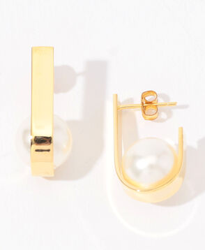 【別注】januka シェルパールピアス