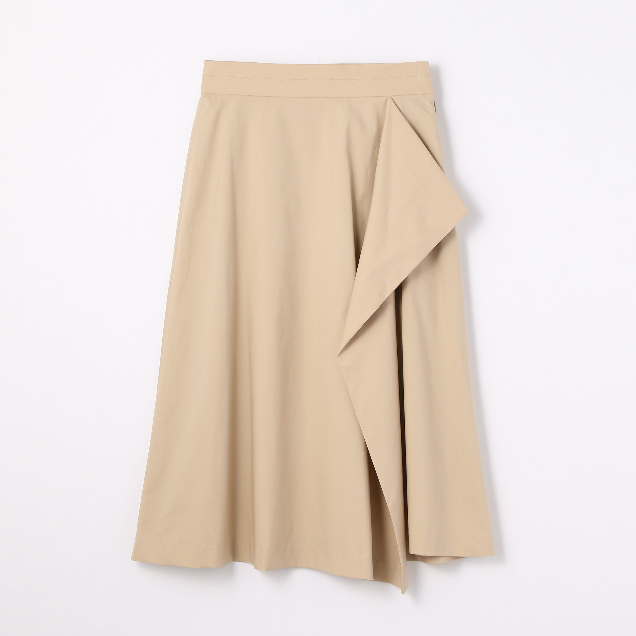 DT MaxMara ★ コットンツイル フレアスカート MOIRA ベージュ 000000000681_VMZFnmD.jpg