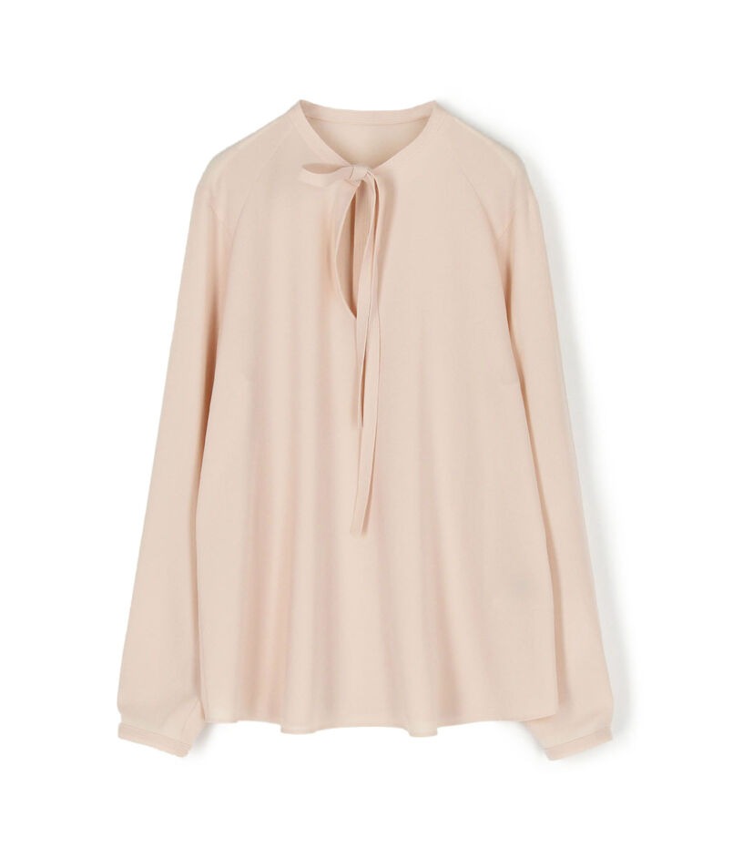 ポリエステルアムンゼン ボウタイブラウス