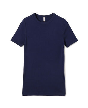babaco コットンシルク ベーシックTシャツ
