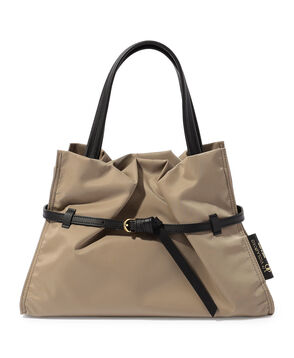 VIOLAd'ORO NYLON BIANCA トートバッグ