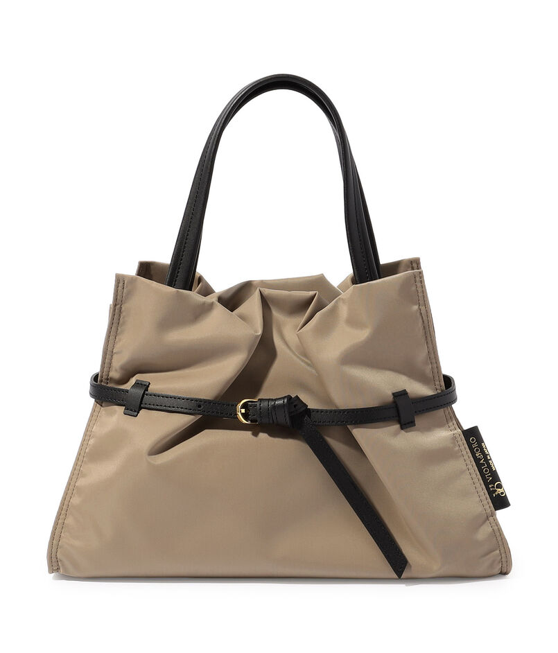 VIOLAd'ORO NYLON BIANCA トートバッグ