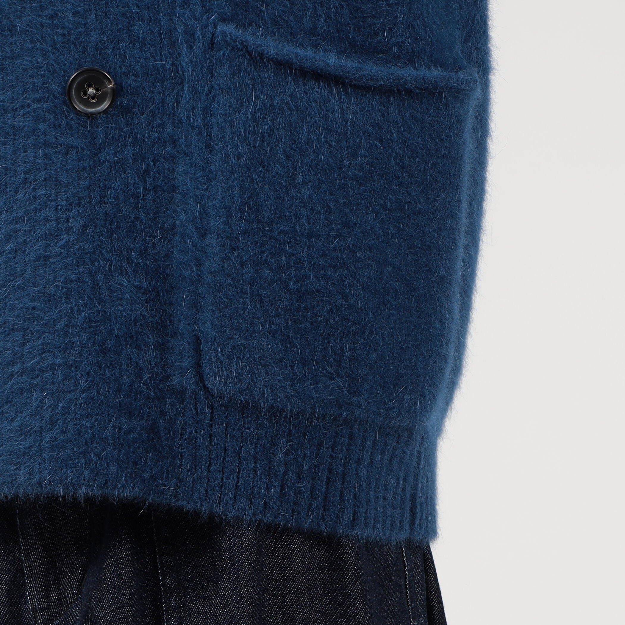 トゥモローランド ローゲージ カーディガン ショールカラー 厚手 カシミア混 フォックスカシミヤ ショールカラーカーディガン | TOMORROWLAND (Men