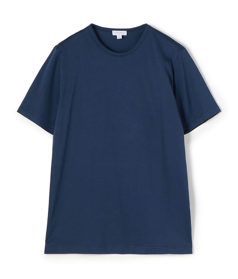 SUNSPEL コットン クルーネックTシャツ