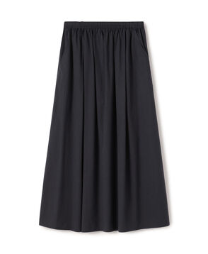【一部WEB先行予約】コットンツイル ギャザーロングスカート