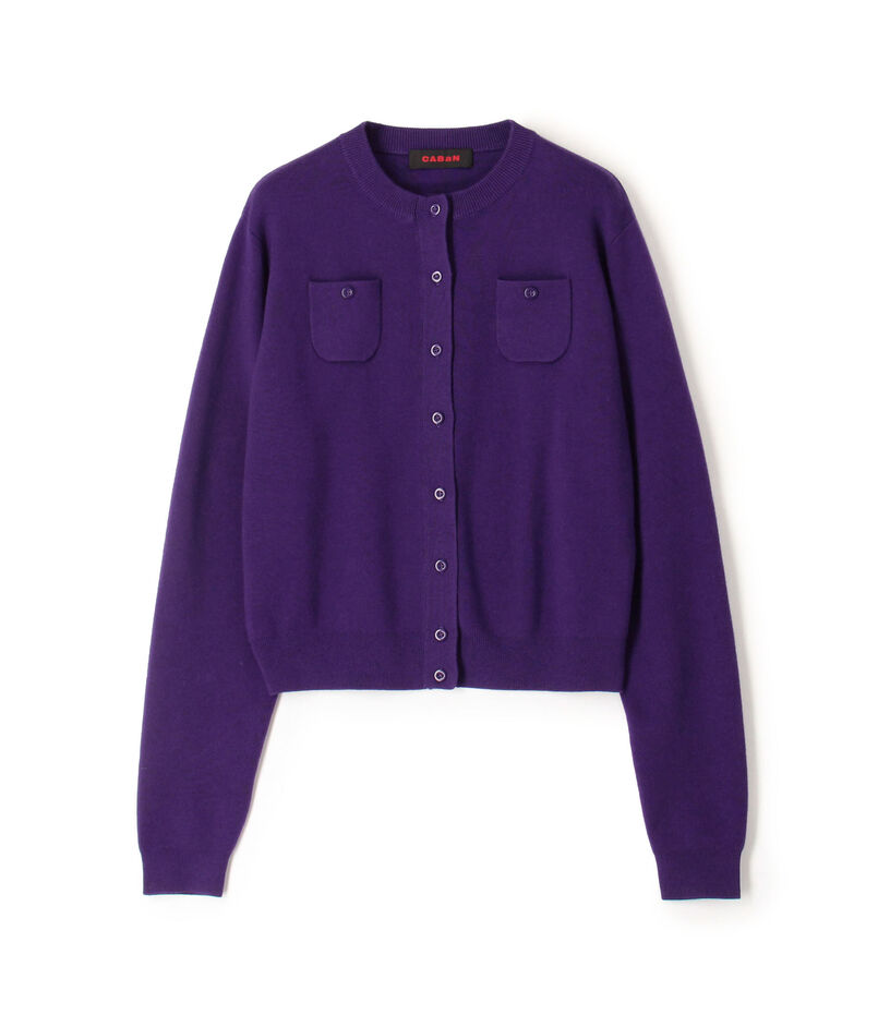 CABaN コットンカシミヤ クルーネックカーディガン｜トゥモローランド  