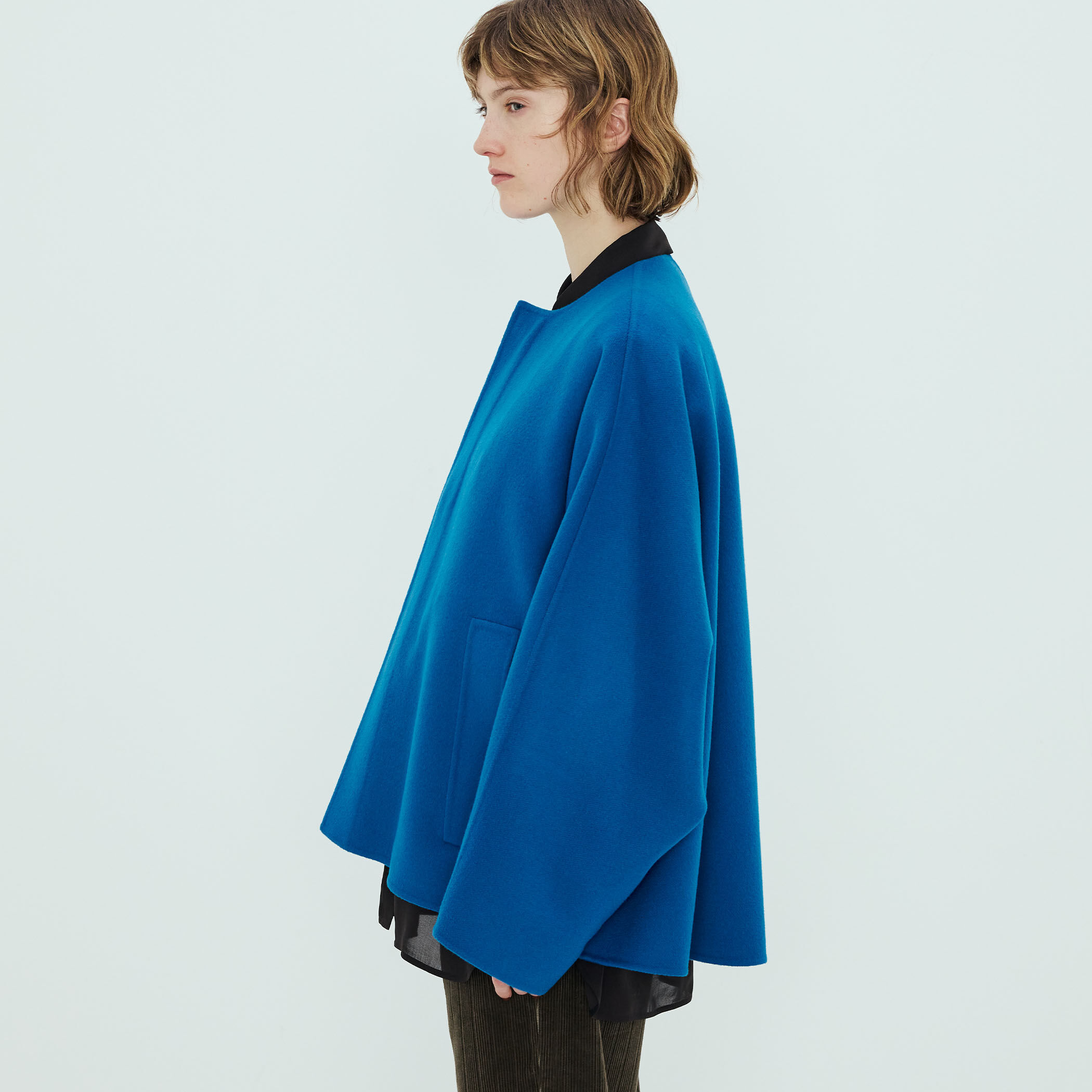 ウールダブルフェイス マントコート｜トゥモローランド 公式通販