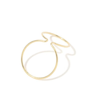 SASKIA DIEZ ダブルサークル イヤーカフ