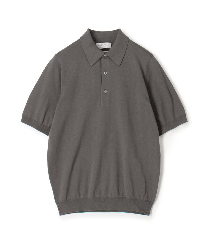 TOMORROWLAND tricot シルクコットン ニットポロシャツ SESIA