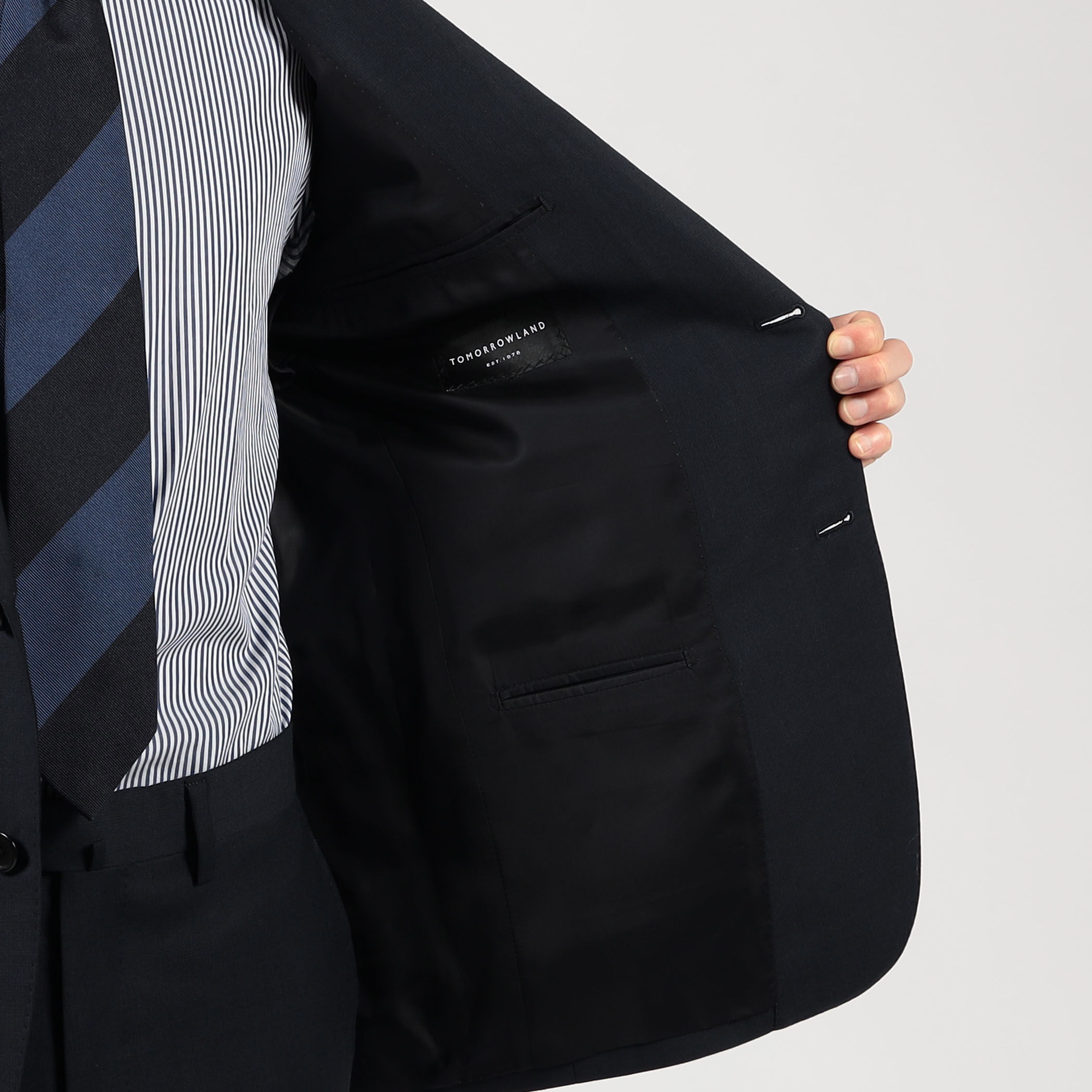 ウール シングルブレステッド 2Bスーツ TROFEO E.Zegna
