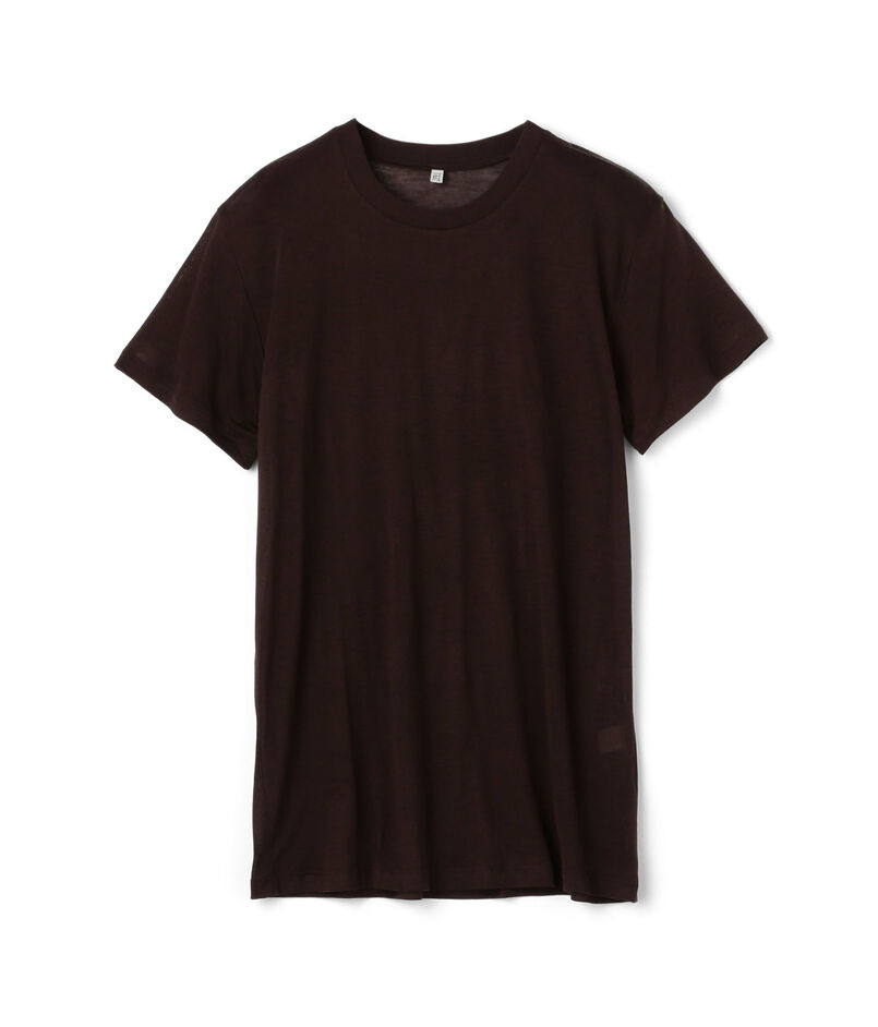 BASERANGE バンブークルーネックTシャツ