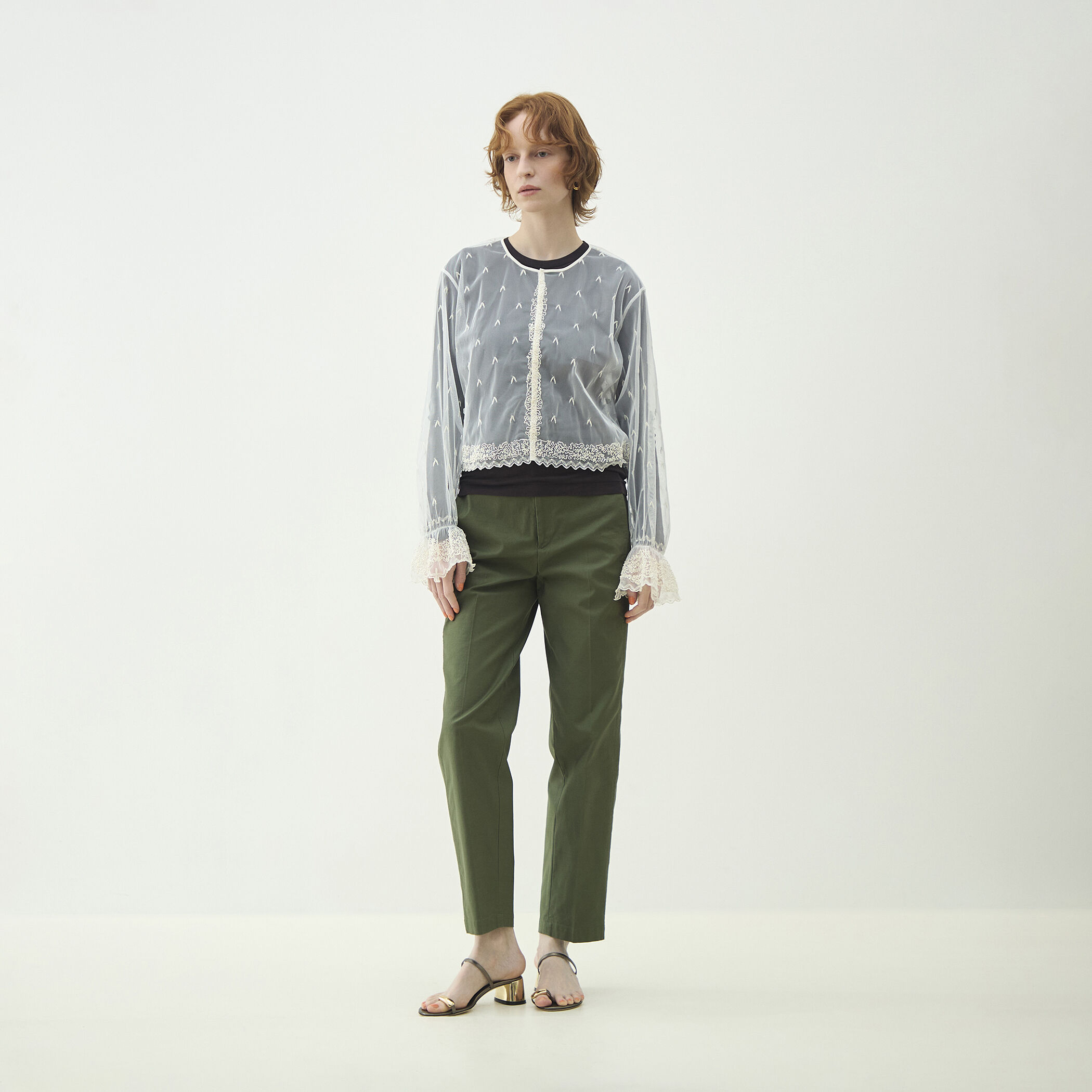 一部WEB先行予約】シアージャージー クルーネックプルオーバー