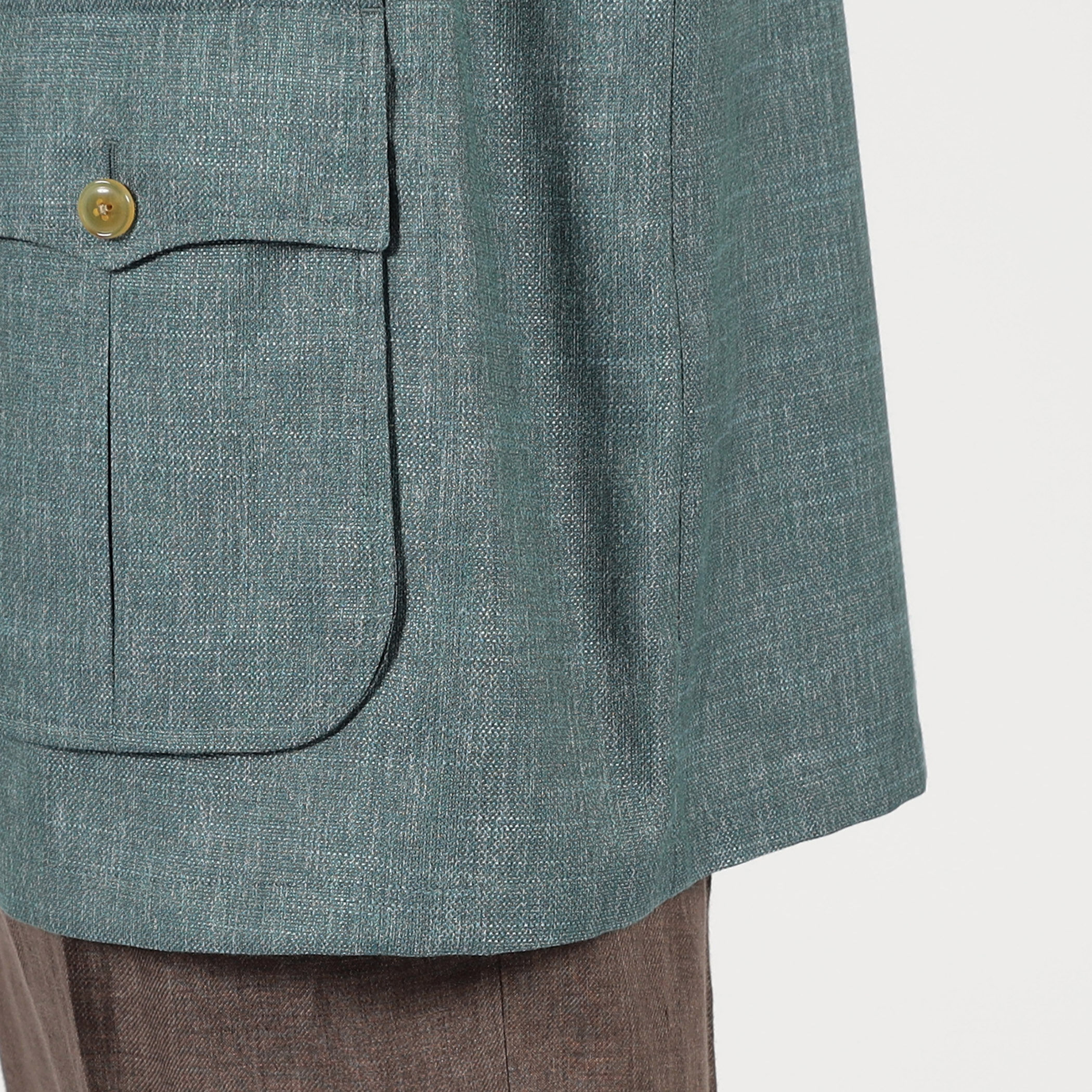 バンブーシルクコットン サファリジャケット HAVANA DORMEUIL