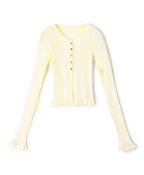 タイダイコットン ショートカーディガン