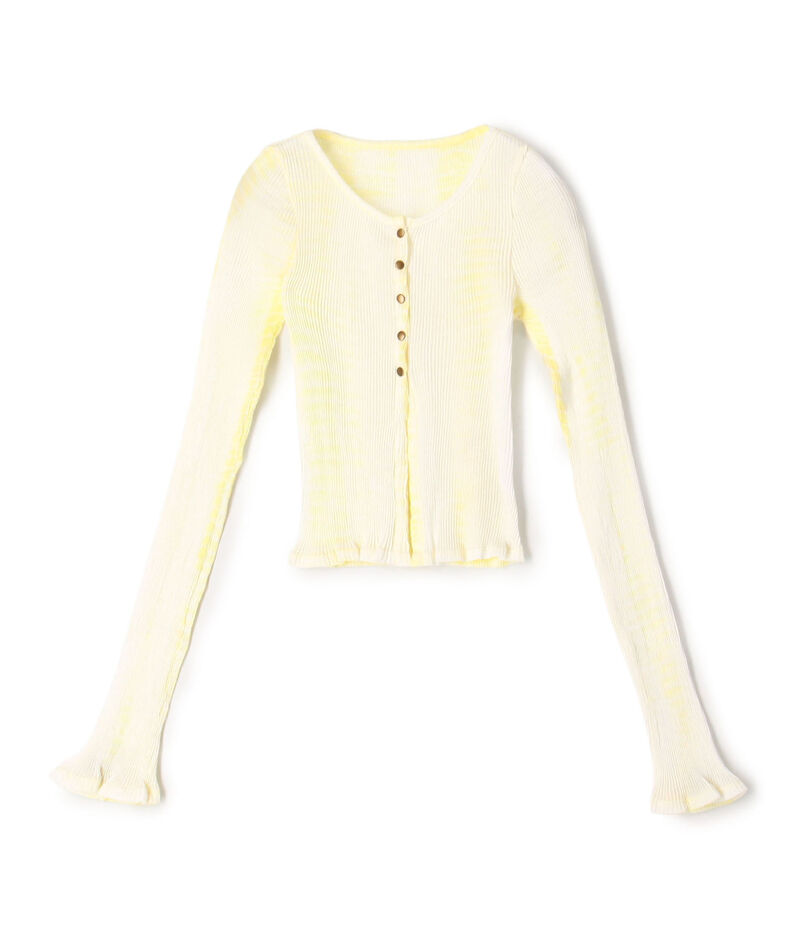 タイダイコットン ショートカーディガン