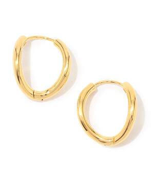 BAR Jewellery CHUNKY OUTLINE フープピアス