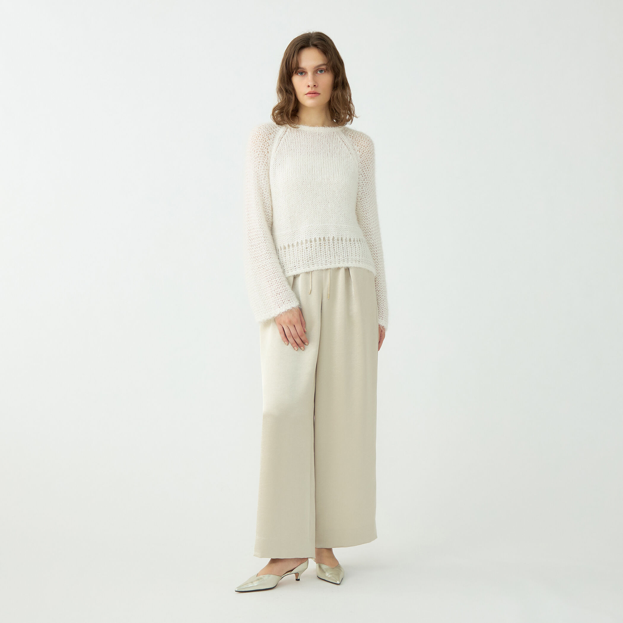 モヘヤシルクファー ロングスリーブプルオーバー｜トゥモローランド