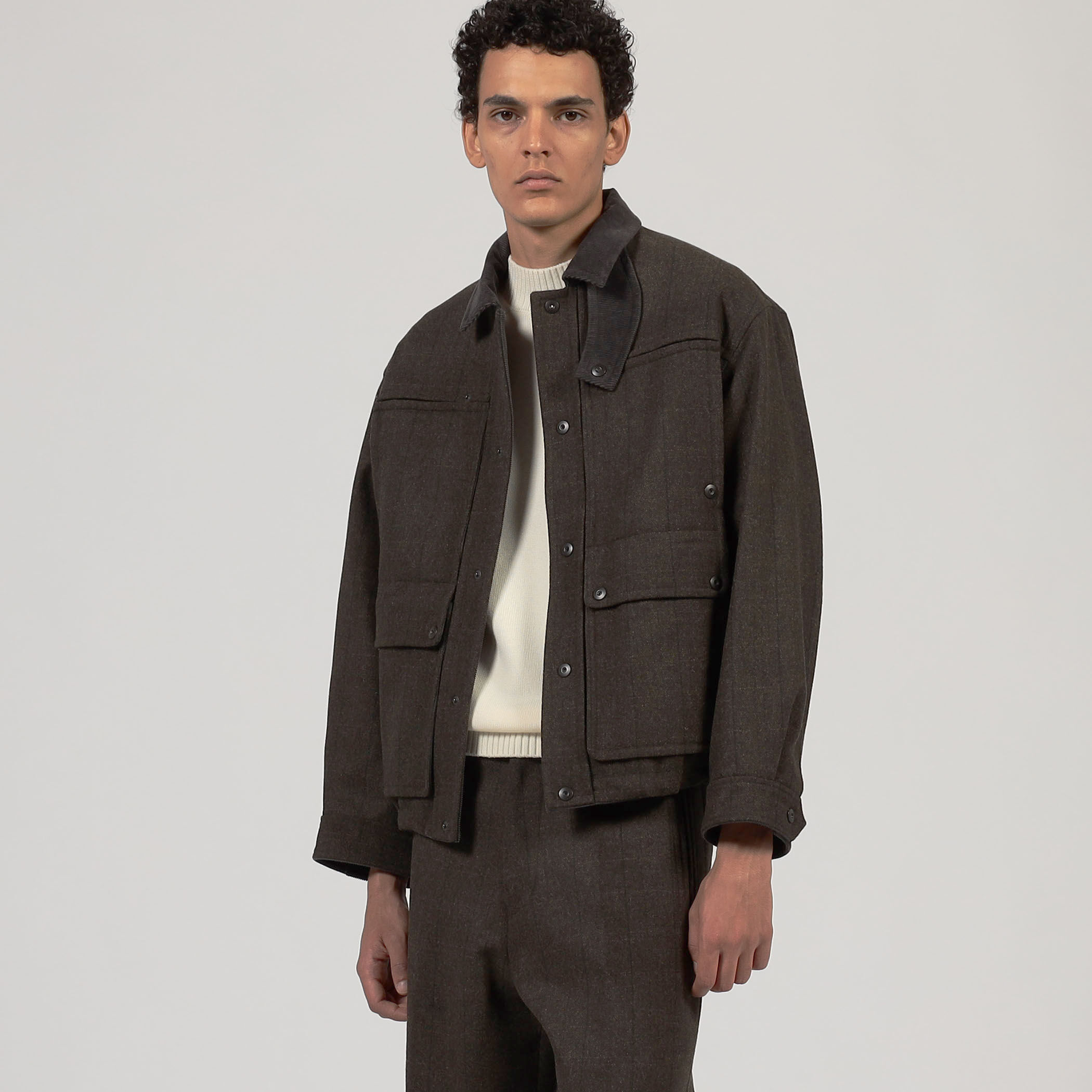 kousui様リクエスト ★TOMORROWLAND ショートブルゾン ウールメルトンストライプ ショートブルゾン｜トゥモローランド 公式通販