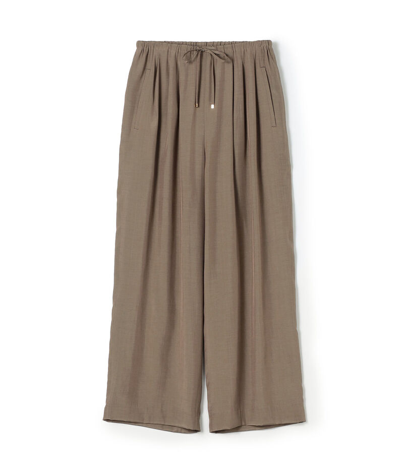 シルキーブロード ドロストワイドパンツ