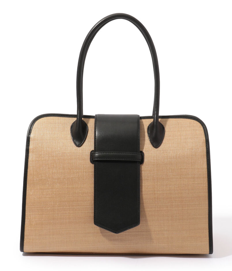 L'Avenir レザーコンビ 2wayボストンバッグ