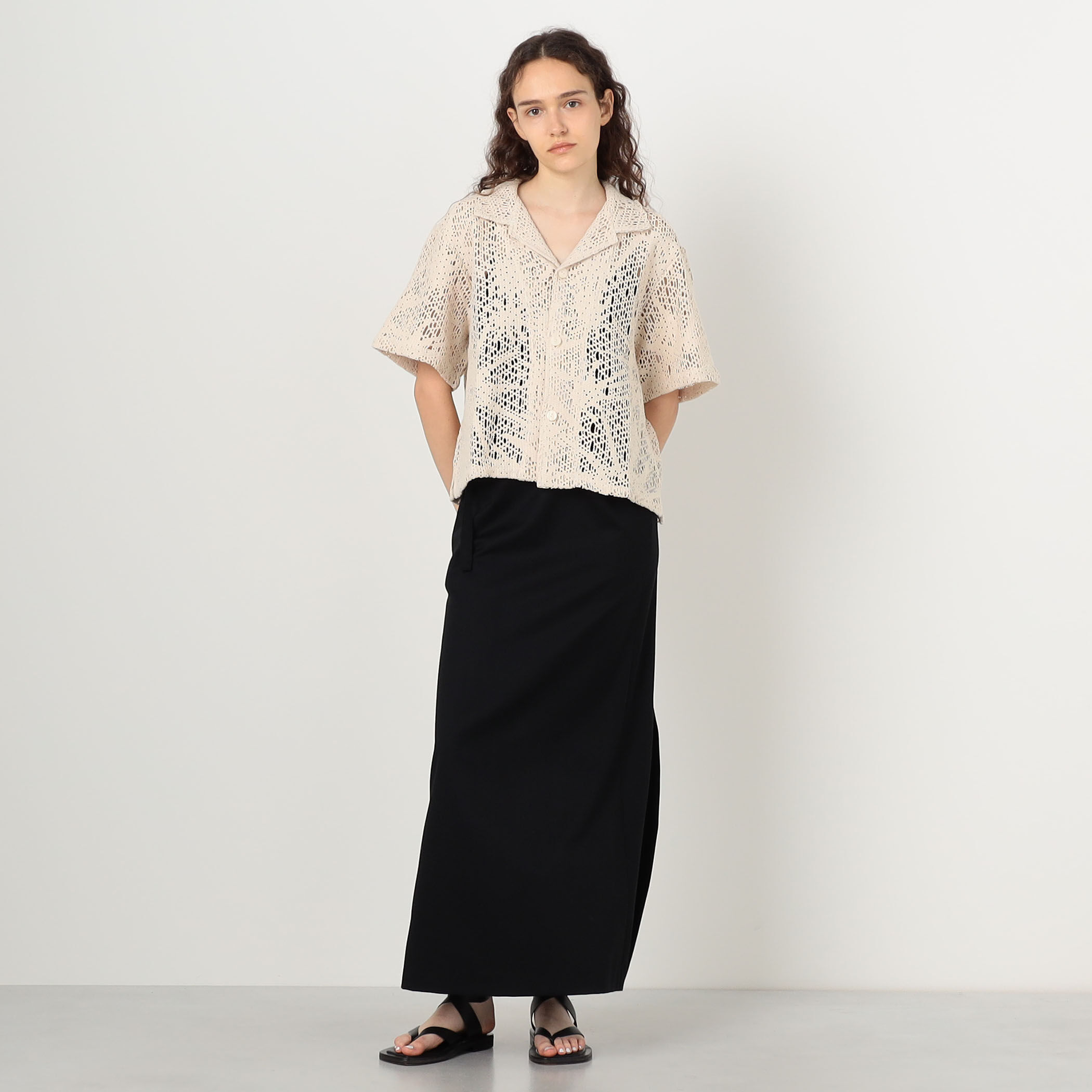 別注】OAS×Edition Crochet shirt クロシェ キューバシャツ