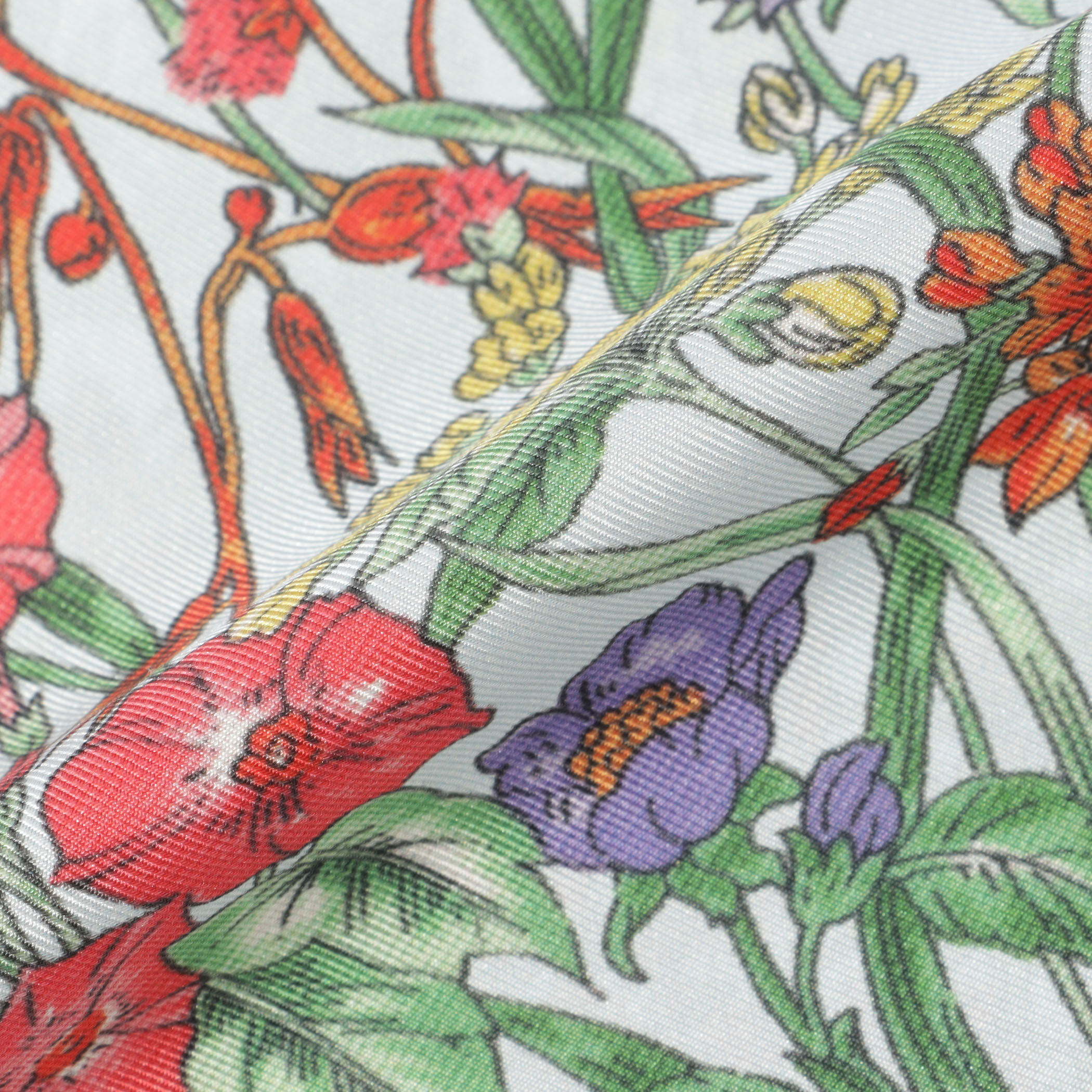 TOMORROWLAND フラワーシルクスカーフ｜トゥモローランド 公式通販