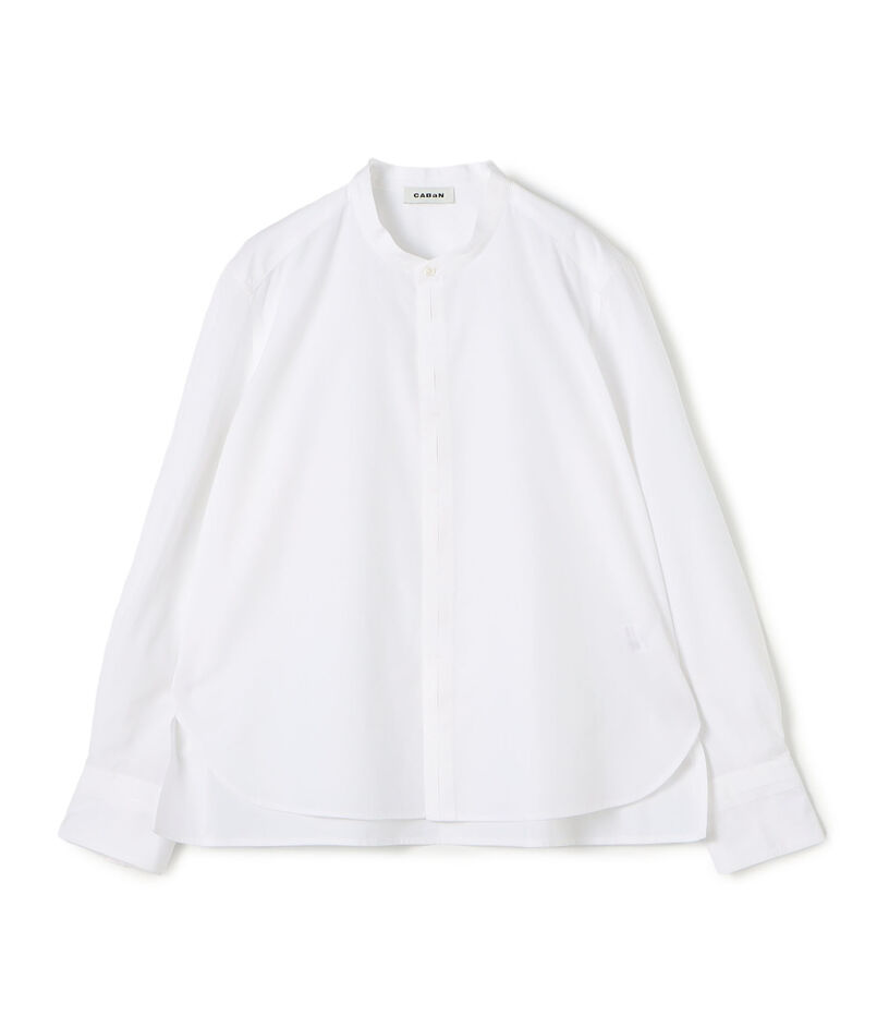 シャトルポプリン クレリックシャツ