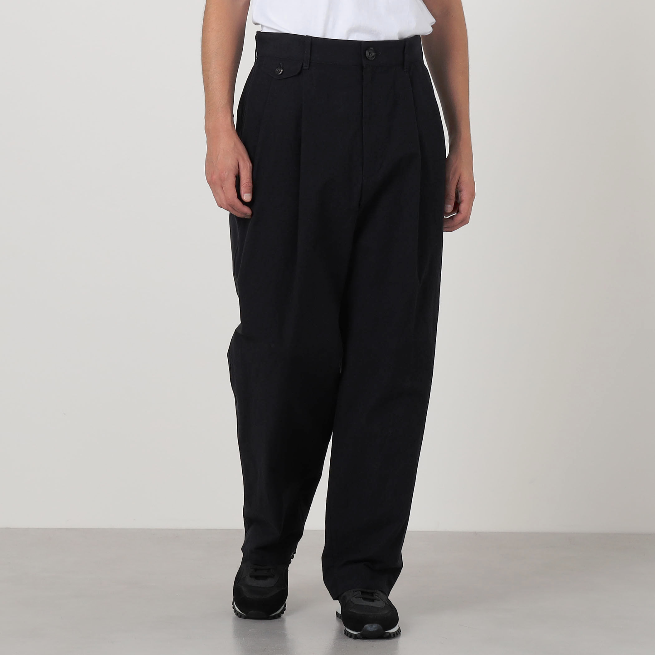 別注】THE RERACS × Edition 2 TUCK WIDE SLACKS ワイドスラックス