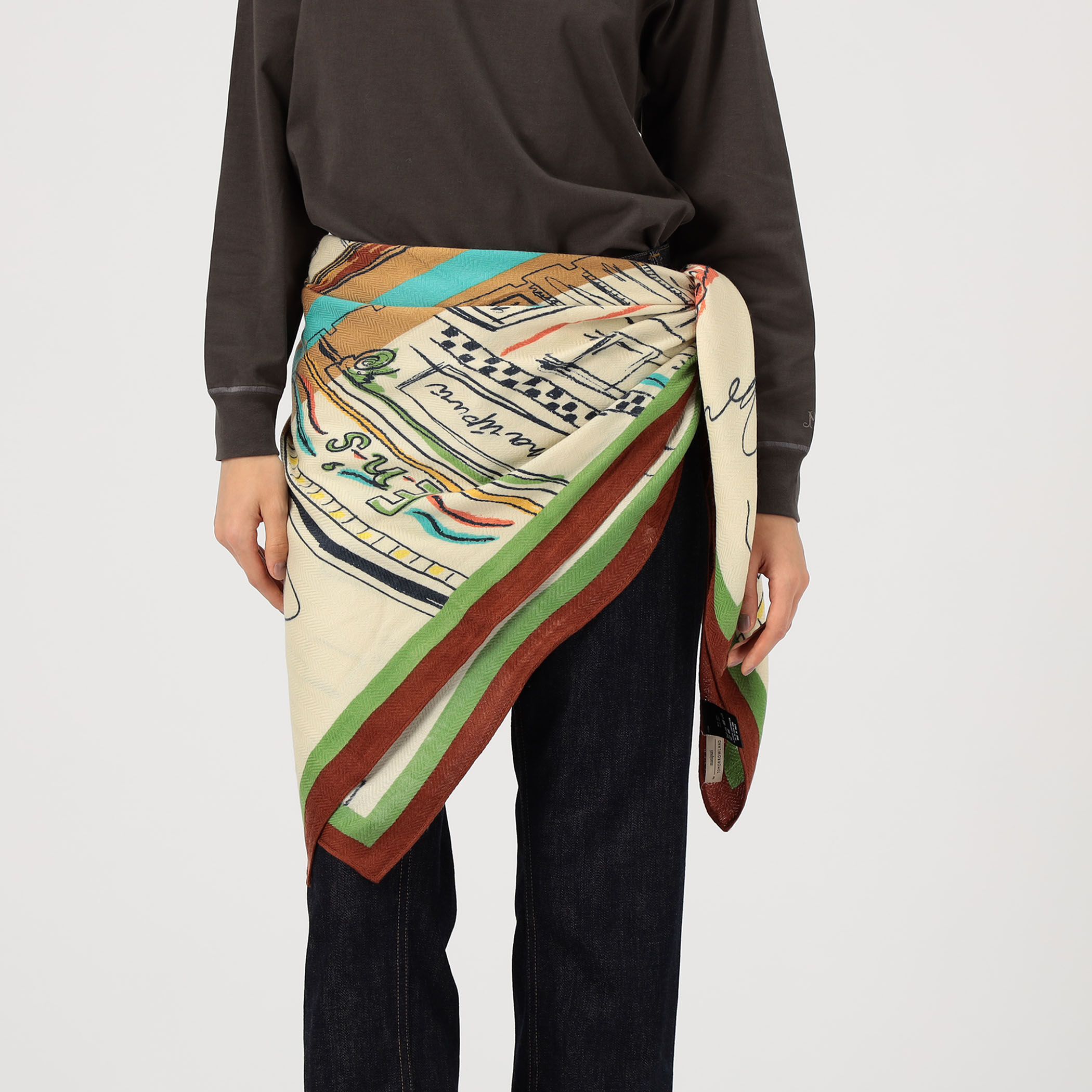 別注】MANIPURI LONDON CITY スカーフ｜トゥモローランド 公式通販