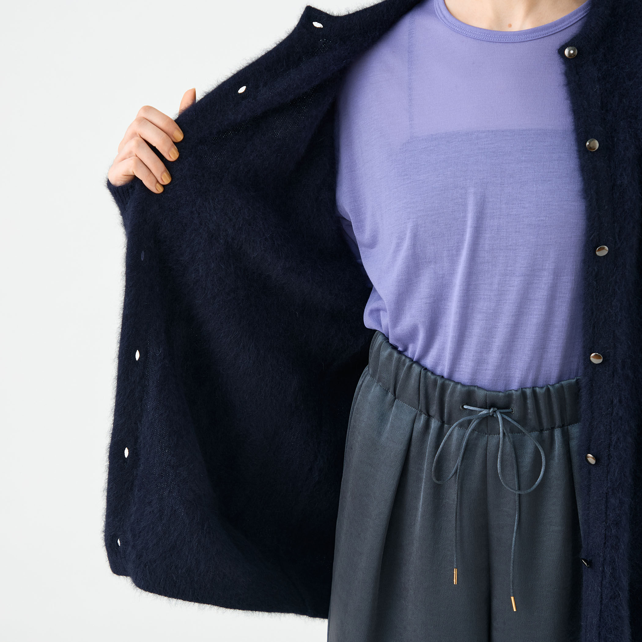 フォックスヤク クルーネックカーディガン｜トゥモローランド 公式通販