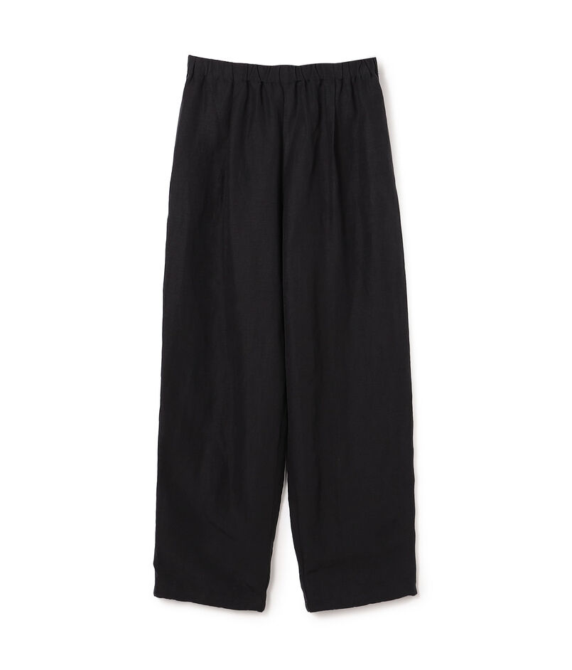 リネンキュプラシルクコンパクト イージーパンツ