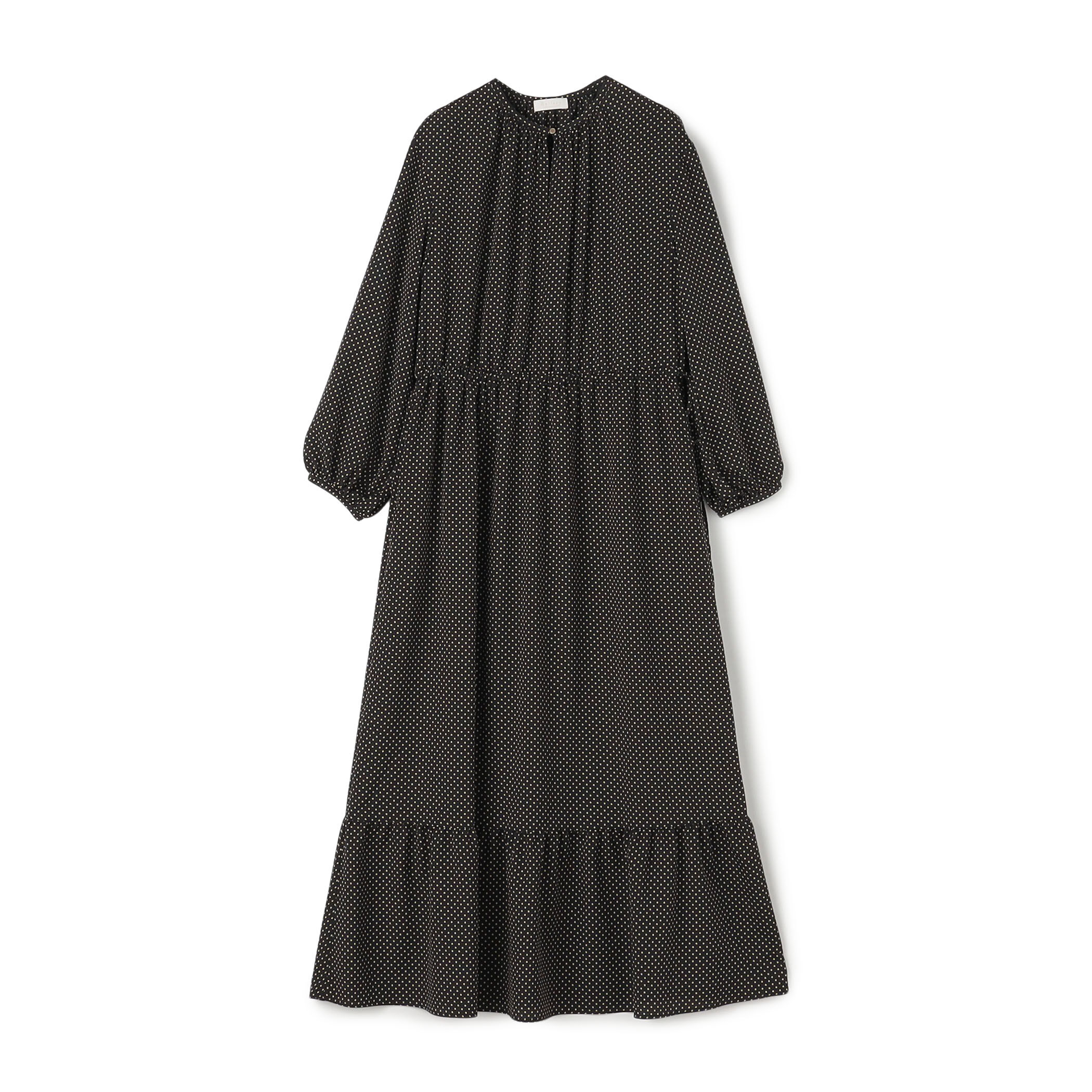 ミニドットプリント ティアードワンピース｜トゥモローランド 公式通販